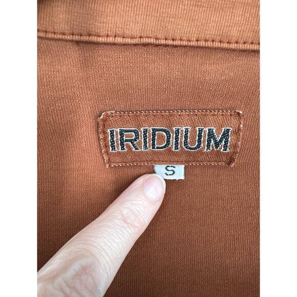 Iridium Jacket Womens Small Brown Cotton Stretch Drape Lagenlook Boho Comfort - Picture 2 of 7
